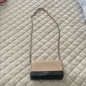 Kate Spade Elegant Black and Tan Crossbody Bag